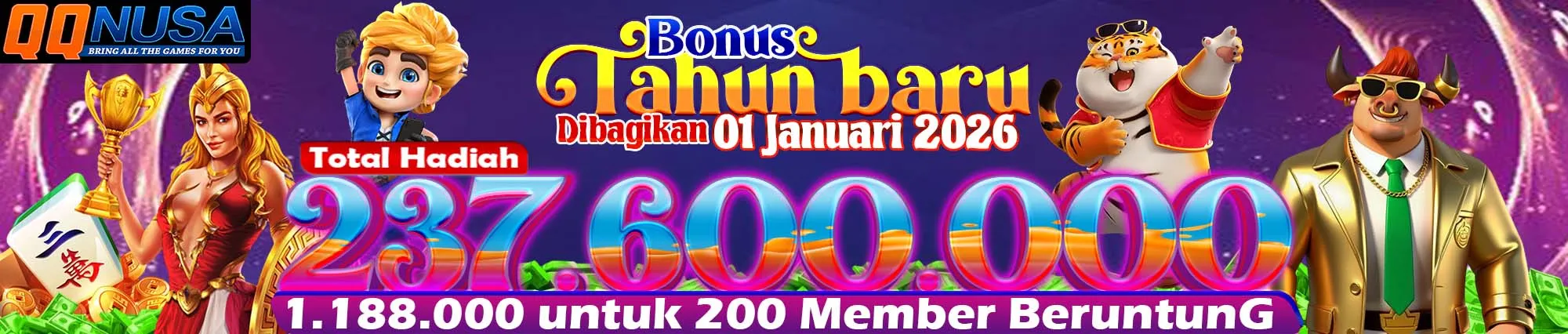 Bonus New Member 20%